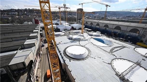Die Baustelle des milliardenschweren Bahnprojekts Stuttgart 21.