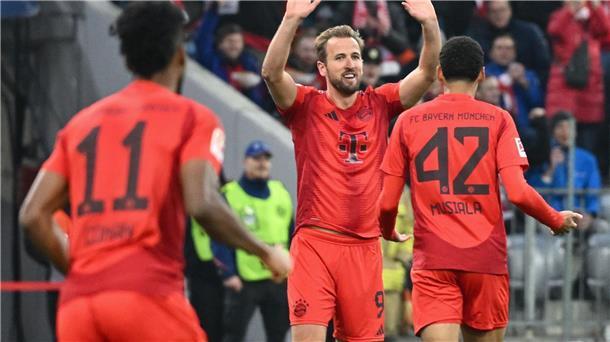 Neuers Psycho-Trick für Bayerns Druckspiel gegen Benfica Die Bayern-Offensive um Harry Kane (M), Kingsley Coman (l) und Jamal Musiala (r) ist aktuell sehr torhungrig.