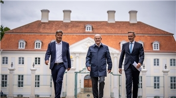 Die Bundesregierung tagt derzeit bei einer Kabinettsklausur in Meseberg bei Berlin.