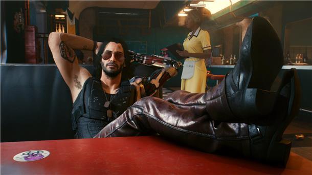 Cyberpunk 2077 mit neuem Update: Lohnt sich das Game nach fünf Jahren noch? Die coolste Sau in Night City: Johnny Silverhand - gespielt von Schauspieler Keanu Reeves - ist ein berüchtigter Cyberterrorist.