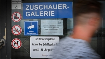 Die „Corona-Zwangspause“ wird nun genutzt, um die Besuchergalerie des Columbus Cruise Centers in Bremerhaven aufzuhübschen.