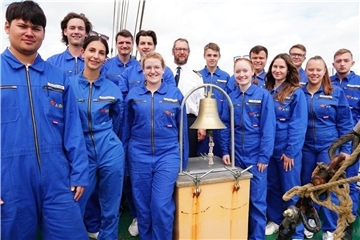 Die Crewmitglieder der „Großherzogin Elisabeth“