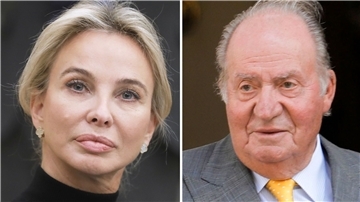 Die dänisch-deutsche Geschäftsfrau Corinna Larsen, die sich selbst als Corinna zu Sayn-Wittgenstein bezeichnet und Juan Carlos, ehemaliger König von Spanien.