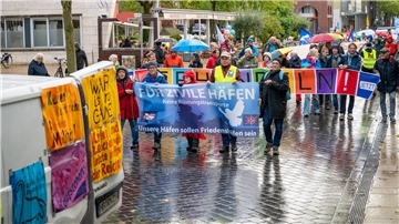 Friedensdemonstration in Bremerhaven