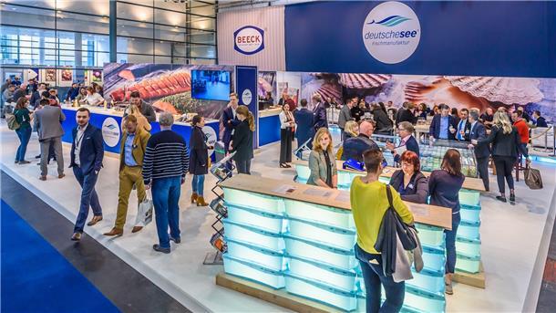 Die Deutsche See ist größter Aussteller der Fachmesse, baut wieder einen 300 Quadratmeter großen Stand auf.
