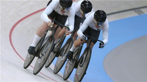 Die deutschen Teamsprinterinnen mussten sich mit dem kleinen Finale begnügen.