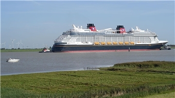 Die „Disney Destiny“ ist das jüngste von der Meyer Werft fertiggestellte Kreuzfahrtschiff. (Archivfoto)