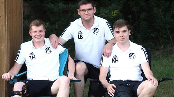 Die drei aus dem Anderlinger Lazarett: Torge Holsten (von links), Lennard Bredehöft und Kilian Holsten fallen lange mit Kreuzbandverletzungen aus.