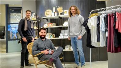 Die drei Initiatoren von „Ekofair“ (von links): Erik Wankerl, Urs Siedentop und Felix Halder.