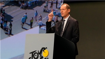 Die Ereignisse bei der Vuelta beunruhigen auch den Tour-Chef Christian Prudhomme. (Archivbild)