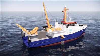 Die Fassmer-Werft in Berne wird die neue „Uthörn“ bauen. Sie bekommt zwei 200-kW-Motoren, die mit Methanol betrieben werden.