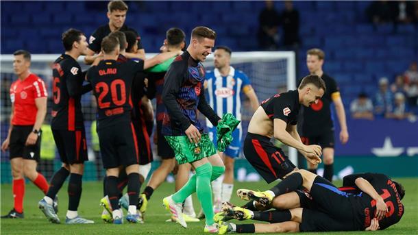 Die Freude über den Titelgewinn wurde durch den Unfall nicht geschmälert.