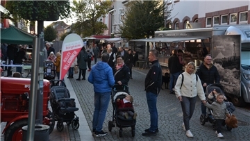 Die Fußgängerzone war Sonntagnachmittag Ziel etlicher Eltern mit ihren Kindern.