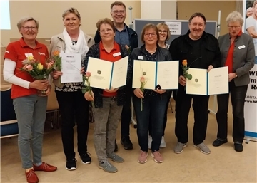 Die Geehrten des Turnkreises Rotenburg auf dem Kreisturntag.