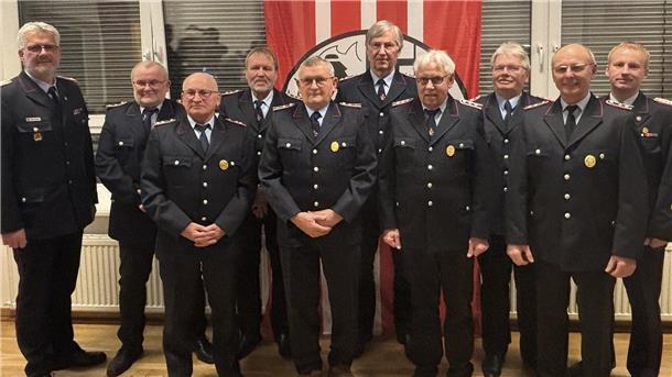 Jubilare der Feuerwehr Tiste