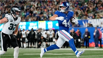 Die Giants hatten die Heimpartie gegen die Eagles überraschend gut im Griff.