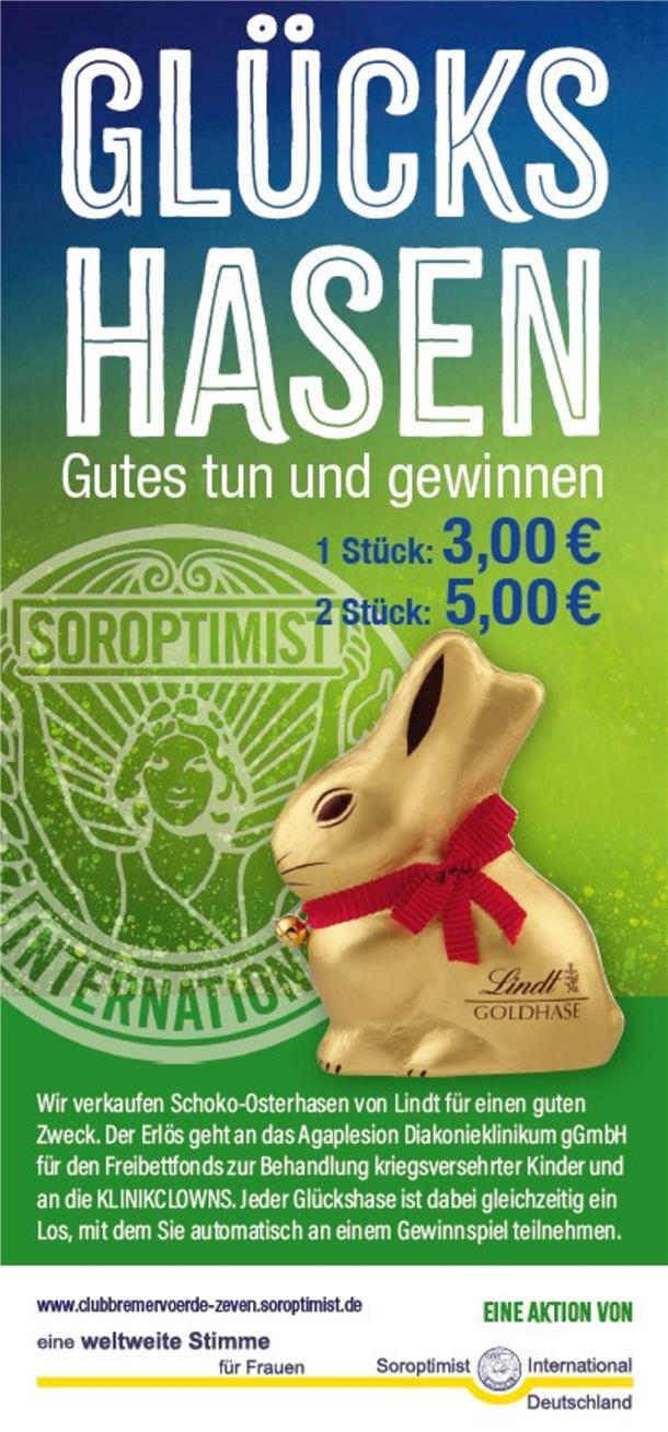 Die Glückshasen-Aktion geht in die dritte Runde.