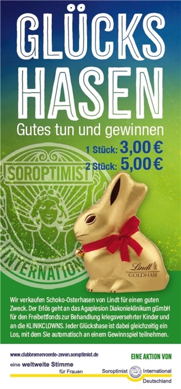 Die Glückshasen-Aktion geht in die dritte Runde.