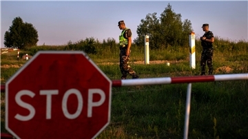 Die Grenze zwischen Litauen und Belarus ist fast 680 Kilometer lang.