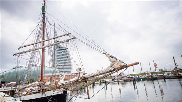 Die "Grönland" ist ein Schiff, das die Anfänge der Forschungsschifffahrt in die Arktis repräsentiert. Aktuell liegt es in einer Werft. 