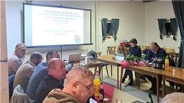 Die Hagener Räte haben bei ihrer Sitzung im Dorfgemeinschaftshaus Wittstedt den neuen Haushalt der Gemeinde beschlossen. 