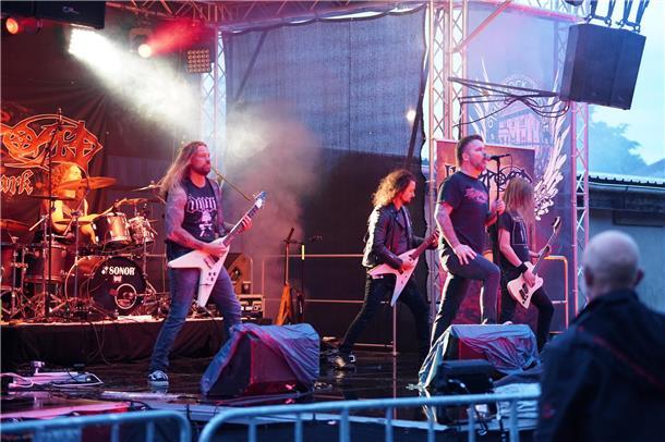Die Headliner der Heavy Stage Illdisposed aus Dänemark gaben richtig Gas.