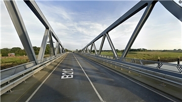 Die Huntebrücke zwischen Berne und Elsfleth bleibt am Donnerstag für den Verkehr geschlossen.