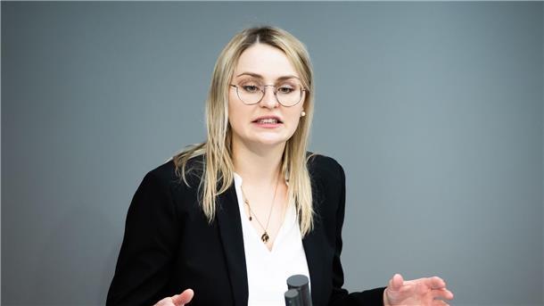 Gegenwind für Merz aus der SPD nach „Stadtbild“-Bemerkung Die Integrationsbeauftragte der Bundesregierung, Natalie Pawlik (SPD), warnt vor spaltender Rhetorik. (Archivbild)