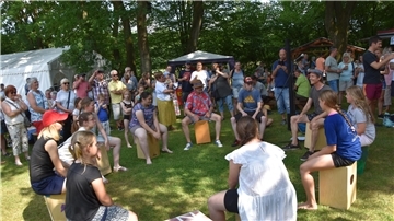 Die integrative Trommelgruppe der Musikschule Hagen/Beverstedt und Jugendförderung Beverstedt ist nur eines der Projekte der Schule. Im vergangenen Jahr sorgte sie unter anderem für Rhythmus auf dem Waldbadfest. 