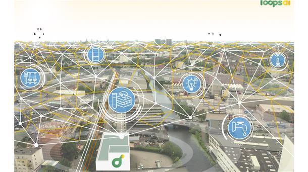 Die intelligente Software „loopsai“ soll Unternehmen in einer Stadt vernetzen und ihnen zeigen, wer wessen Müll wiederverwerten kann.