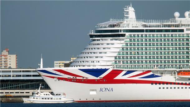 P&O-Kreuzfahrtschiff-Neubau "Iona" in Bremerhaven