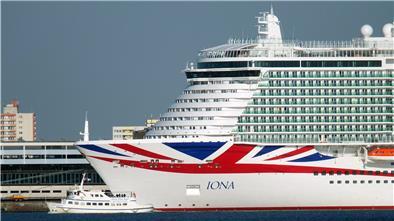 P&O-Kreuzfahrtschiff-Neubau "Iona" in Bremerhaven