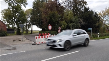 Die K 219 wird wohl nicht mehr in diesem Jahr für den Durchgangsverkehr wieder freigegeben.
