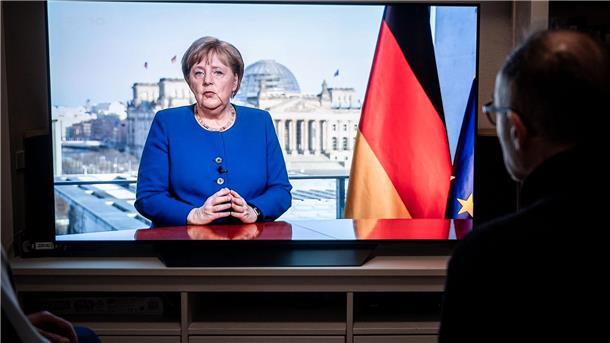 Erster Lockdown vor fünf Jahren - was bleibt? Die Kanzlerin richtete einen Appell an alle Menschen. (Archivbild)