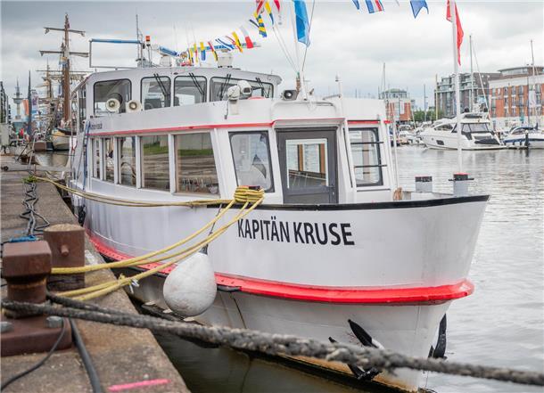Maritime Tage Bremerhaven: So wohnt man unter Deck der schönsten Schiffe (Fotos) Die „Kapitän Kruse“ ist das einzige Fahrschulschiff in der Region. Ihr Heimathafen ist Oldenburg.