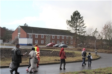 Flüchtlinge in der Kaserne Cuxhaven-Altenwalde