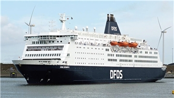 Die „King Seaways“ wird noch einmal schick gemacht, genau wie ihr Schwesternschiff, die „Princess Seaways“.