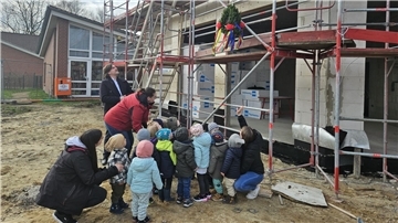 Richtfest bei Kindergarten