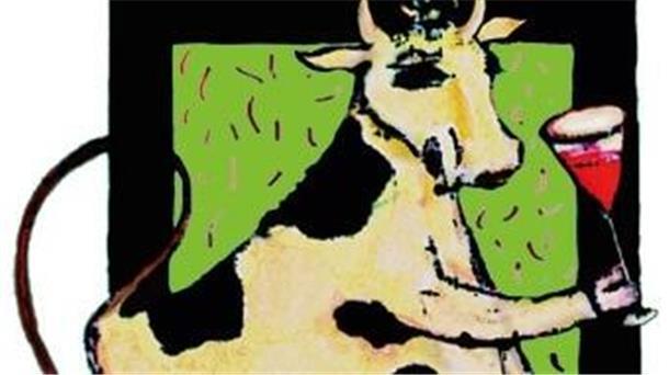 So viel Kunst und Musik bietet das Kulturfest zwischen Oste, Wörpe und Wümme Die Kuh, das Logo von „KulturLandkultur“.