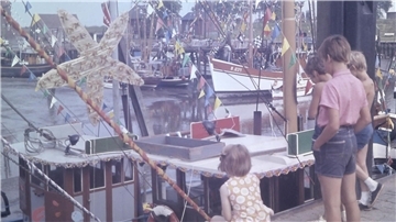 Wie der Tourismus nach Fedderwardersiel kam Kutterregatta Anfang der 70er-Jahre