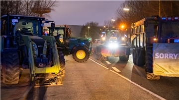 Trecker-Protest