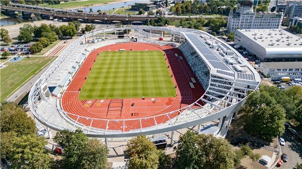 Die Leichtathletik-Wettbewerbe finden im Heinz-Steyer-Stadion statt.
