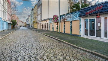 Die Lessingstraße in Bremerhaven – vom Fotokünstler Thomas Damson im Corona-Modus dokumentiert.