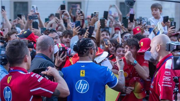 Hamilton im Herz der Tifosi: „Emotionale Achterbahnfahrt“ Die Liebe zu Ferrari ist groß.