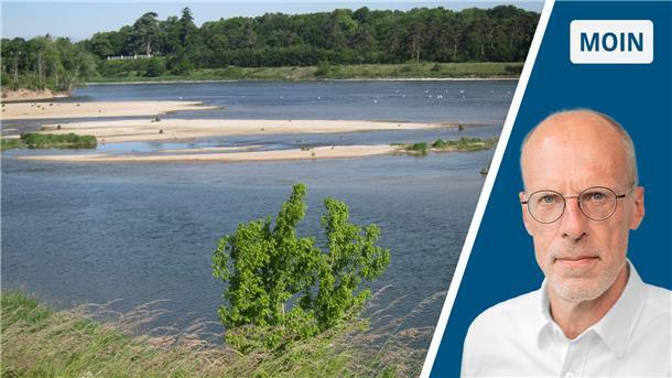 Die Loire: Wo der Fluss noch Fluss sein darf Die Loire bei Tours.