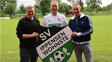 Die Macher bei der neuen Spielvereinigung (von links): Fußball-Obmann Matthias Kaiser, Vorsitzender Frank Behrens und Fußball-Obmann Andreas Schmidt.