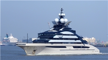 Die Megayacht „Nord“ kehrte nach nur sechs Monaten an die Weser zurück, kam von Gibraltar.