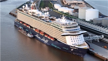 Die „Mein Schiff 3“ kam am Sonntag nach Bremerhaven.