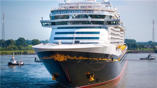 Die Meyer Werft liefert schon das nächste Disney-Schiff ab.