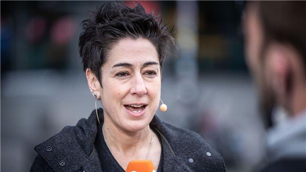 Warnstreik beim ZDF: „Morgenmagazin“ und „heute“ ausgefallen Die „MoMa“-Moderatorin Dunja Hayali.